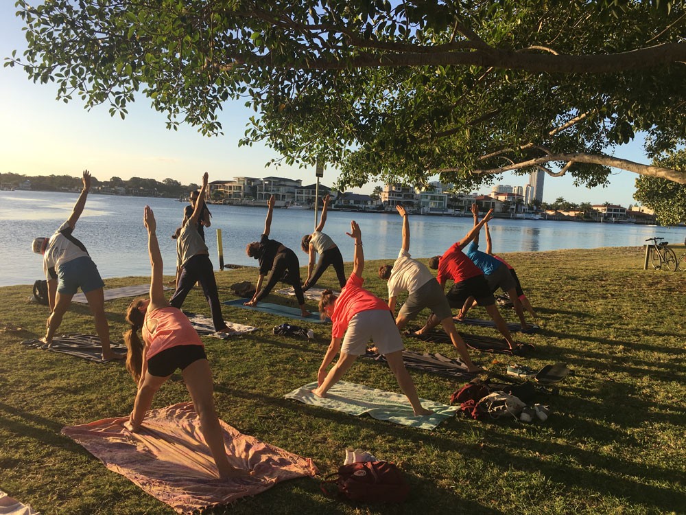 Dieta y deporte en Australia: yoga